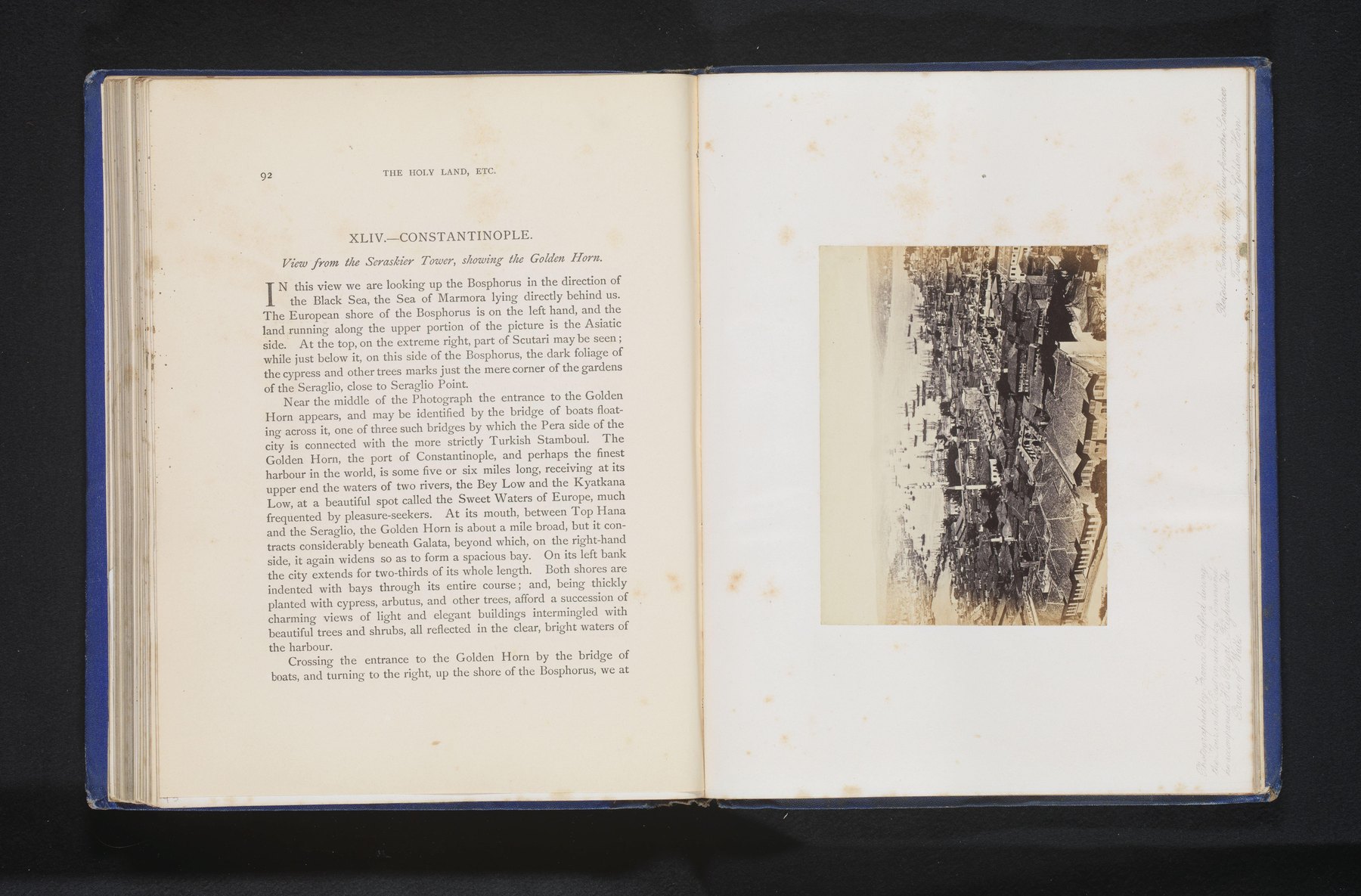منظر لخليج القسطنطينية من برج بايزيد — صورة فوتوغرافية، نحو 1861–1866م. متحف ريكس، أمستردام (Public Domain Mark) · rijksmuseum.nl/en/collection/object/RP-F-2001-7-408-44