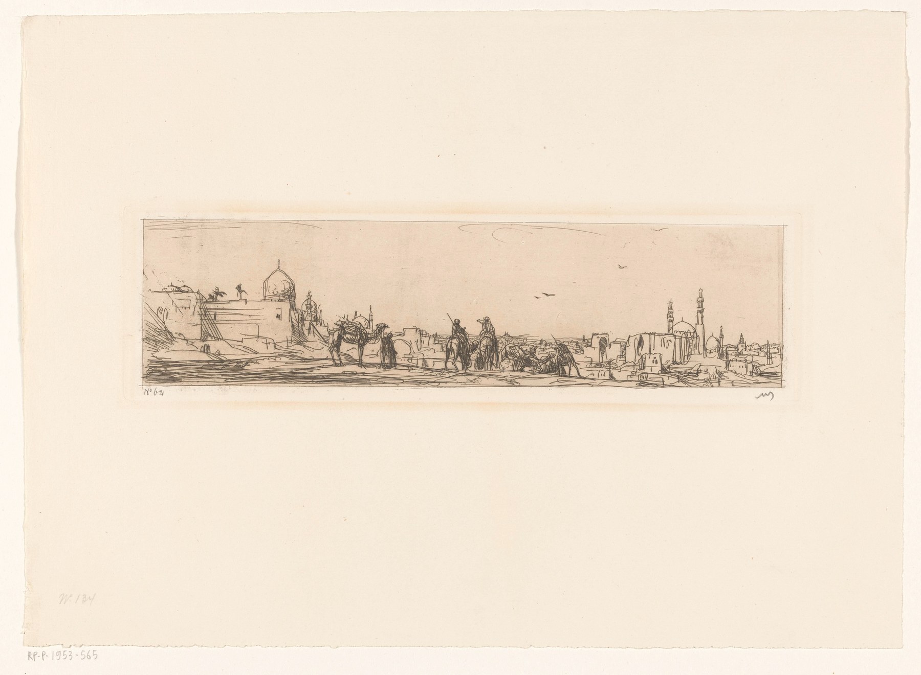 «حجّاج في مكة» — مطبوعة تاريخية تصوّر الحجيج في مواسم الحج. Rijksmuseum، أمستردام (Public Domain Mark) · rijksmuseum.nl/en/collection/object/RP-P-1953-565